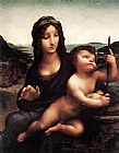 Leonardo Da Vinci Wall Art - Madonna with Yarnwinder